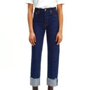 LEVI'S - Premium Ribcage Straight Selvedge Jeans